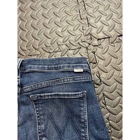 MOTHER the outsider high waist ankle bootcut jeans - electric souvenir size 28 - Picture 8 of 11